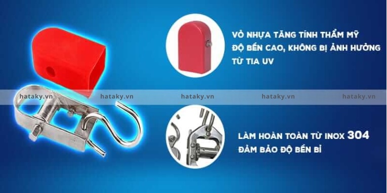 Tăng đơ và móc neo phao TB1042N 5 Đặc điểm của tăng đơ và móc neo phao TB1042N