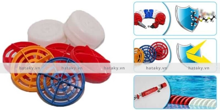 Phao phân làn bể bơi 4 Đặc điểm nổi bật của phao phân làn bể bơi