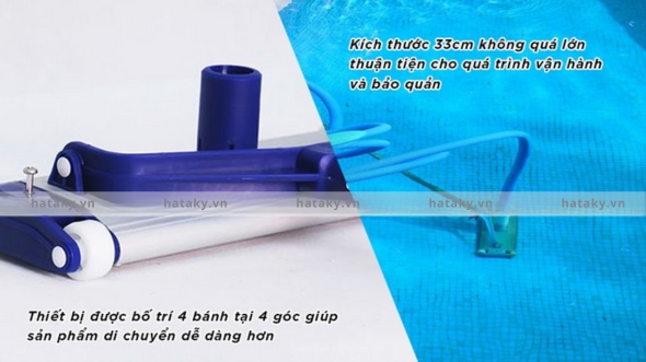 Bàn hút bể bơi TB-33 4 Các đặc điểm của bàn hút bể bơi TB-33