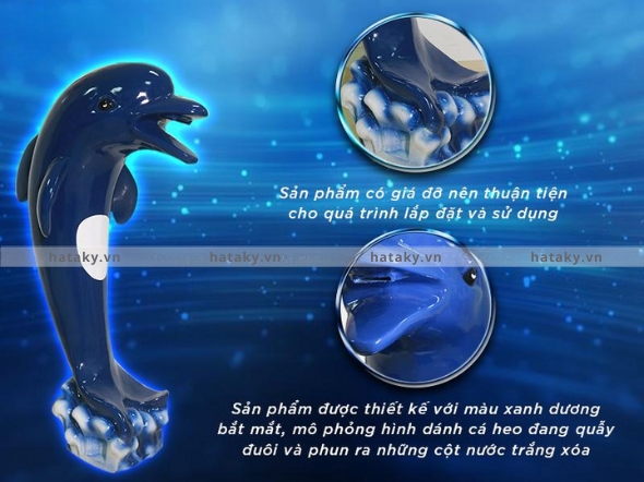 Cá heo phun nước TB-06 4 Các đặc điểm của cá heo phun nước TB-06