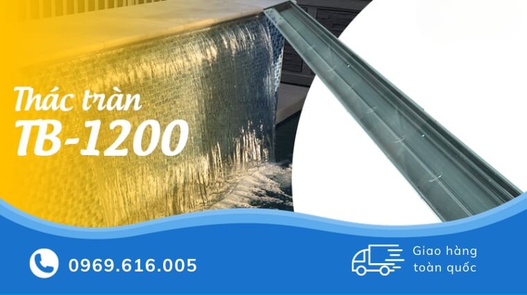 Giới thiệu về thác nước xả tràn loại thẳng TB-1200
