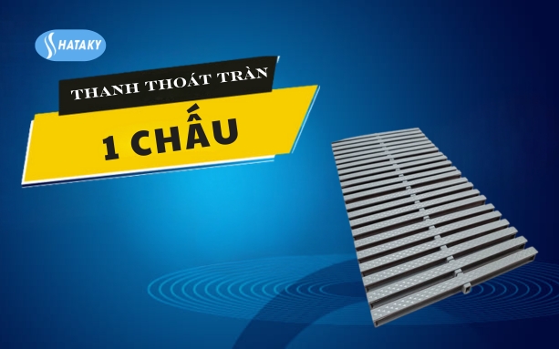 Giới thiệu về thanh thoát tràn 1 chấu màu xám