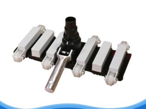 Hình ảnh bàn hút bể bơi 8 bánh xe cán inox mẫu 2