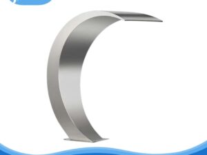 Hình ảnh thác nước xả tràn loại cong TB-50