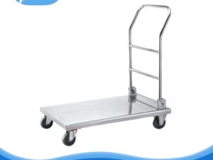 Hình ảnh xe đẩy hàng tay gập inox 304