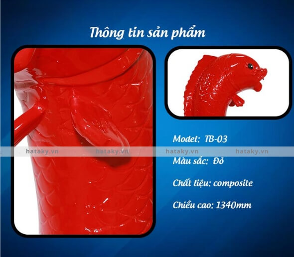 Cá chép phun nước TB-03 2 Thông tin về cá chép phun nước TB-03