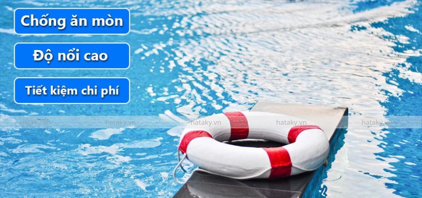 Phao cứu sinh bằng xốp 3 Ưu điểm của phao cứu hộ bằng xốp