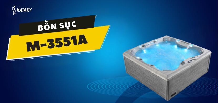 Bồn sục Monalisa M-3551A 1 Giới thiệu về bồn sục Monalisa M-3551A