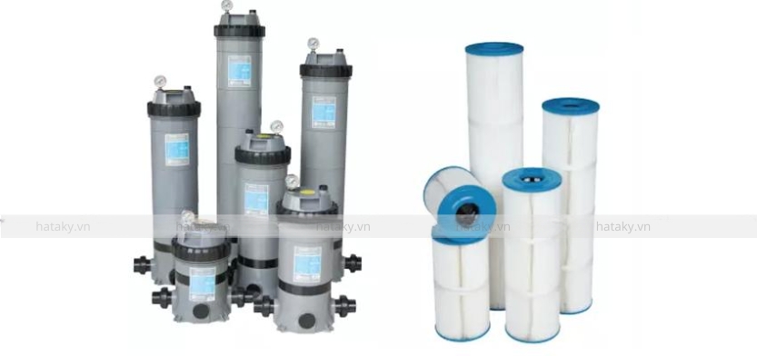 Bình lọc Cartridge Emaux CF75 D225mm 3 Đặc điểm của bình lọc Cartridge Emaux CF75 D225mm