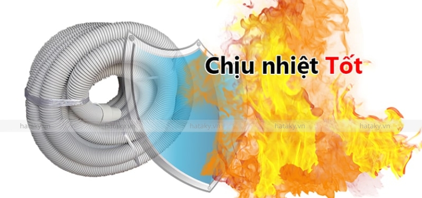 Ống mềm hút vệ sinh Emaux 3 Đặc điểm của ống mềm hút vệ sinh Emaux