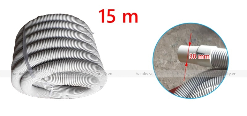 Ống mềm hút vệ sinh Emaux 2 Thông số kỹ thuật của ống mềm hút vệ sinh Emaux