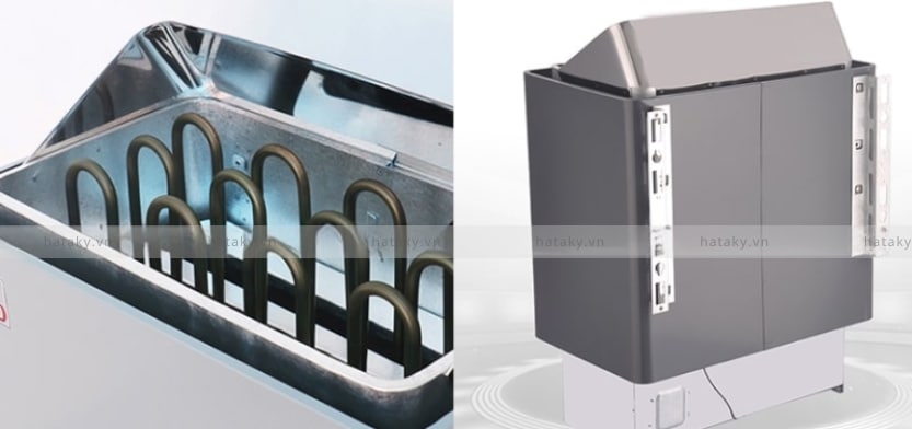 Máy xông hơi khô Sawo SCA45-NS 3 Cấu tạo của máy xông hơi khô Sawo SCA45-NS