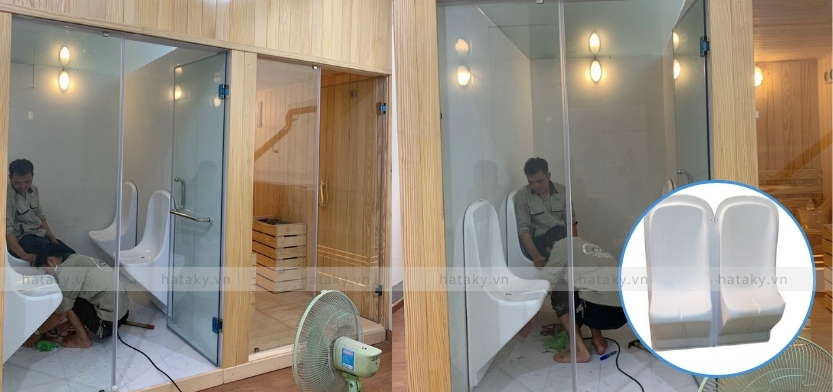Ghế ngồi lắp phòng xông bằng nhựa composite 3 Đặc điểm của ghế ngồi lắp phòng xông bằng nhựa composite