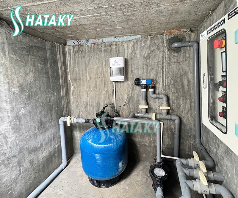 Bảo dưỡng bộ Tafuma TC thường xuyên giúp đảm bảo lượng clo cung cấp cho hồ bơi