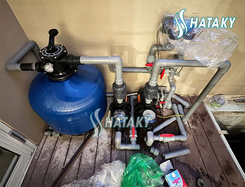 Bình lọc Tafuma TV chính hãng được Tafuma lắp đặt cho khách hàng