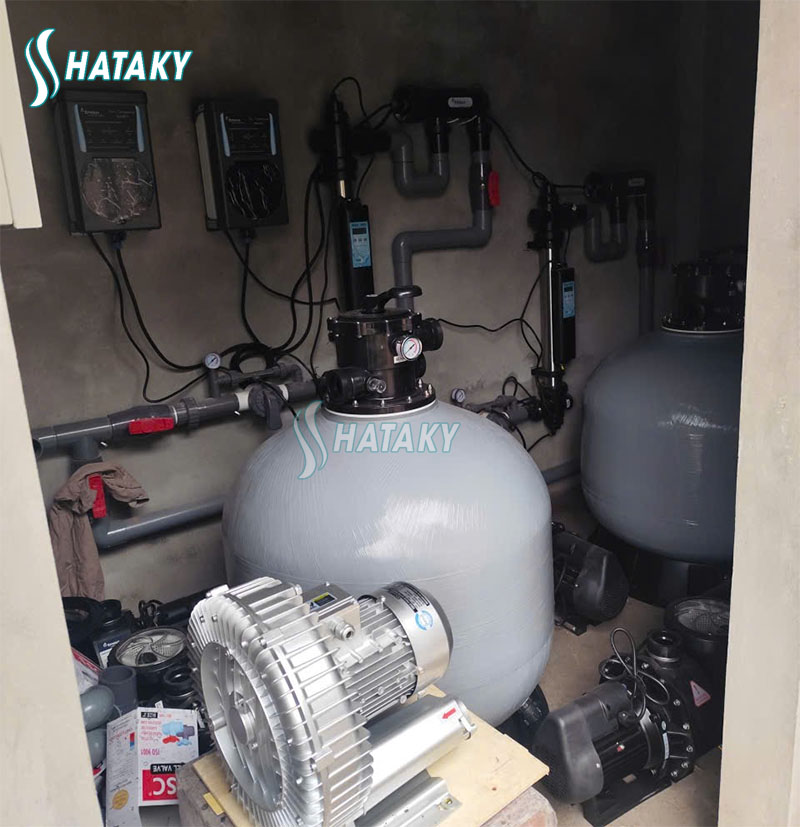 Top 6 Nhà Cung Cấp Thiết Bị Bể Bơi Tốt Nhất Thị Trường Hiện Nay 5 Wasaco lắp đặt thiết bị bể bơi cho khách hàng