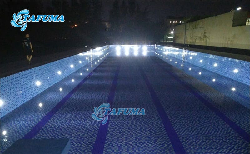 Đèn led bể bơi an toàn hơn đèn Halogen
