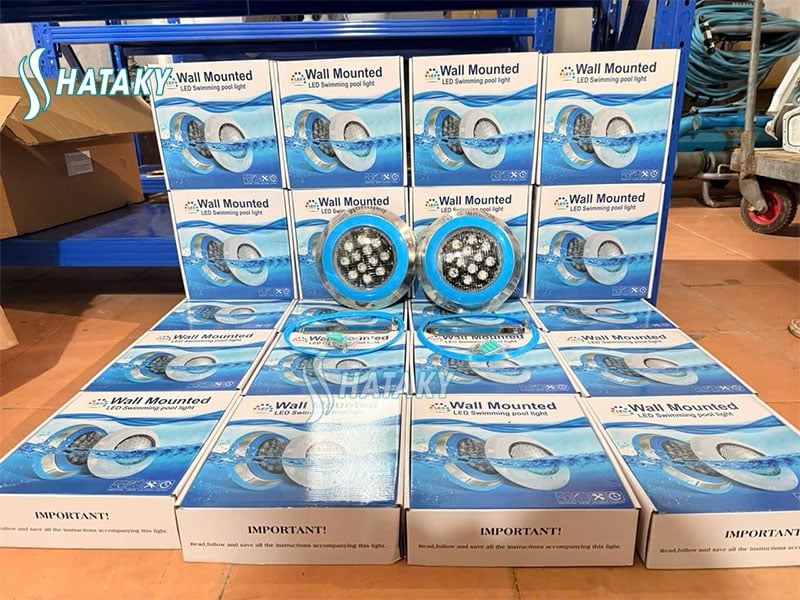 Đèn led hồ bơi đang được nhiều người lắp đặt tại các resort 