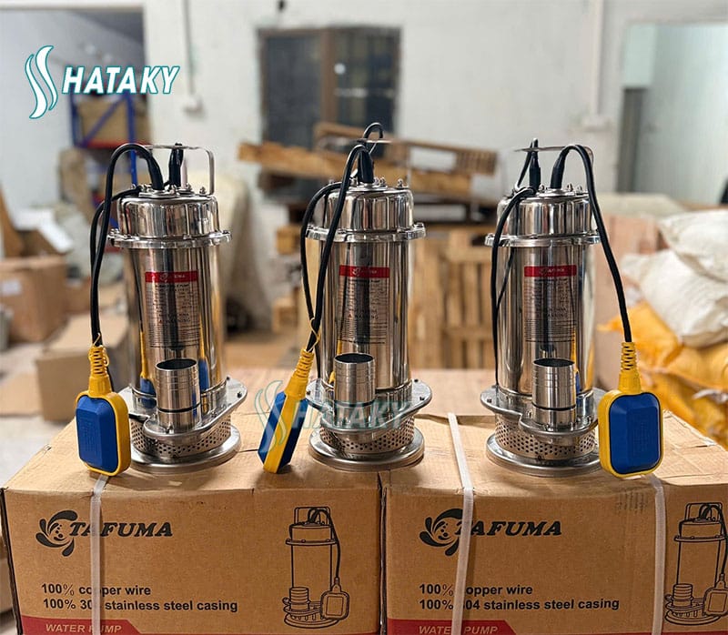 Bơm chìm Tafuma được sử dụng nhiều trong đài phun nước