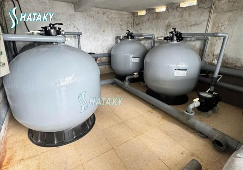 Chọn bình lọc cát có chất liệu bền, đảm bảo hiệu suất hoạt động